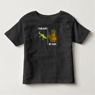 T-shirt Pour Les Tous Petits Dinosaur Dino Tante Cool