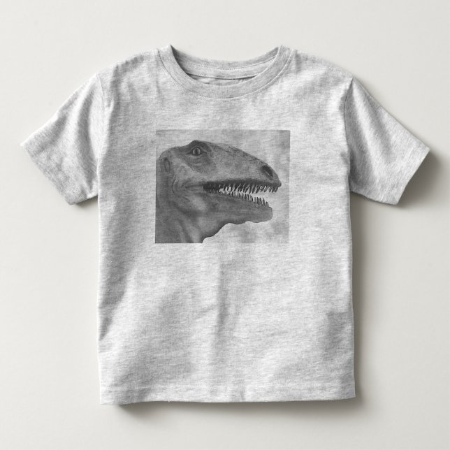 T-shirt Pour Les Tous Petits Dinosaur effrayant (Devant)