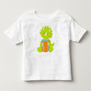T-shirt Pour Les Tous Petits Dinosaure d'anniversaire, Dinosaure de fête, Casqu