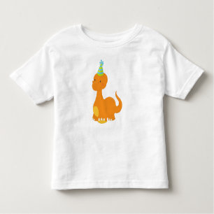 T-shirt Pour Les Tous Petits Dinosaure d'anniversaire, Dinosaure de fête, Dino,