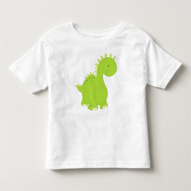 T-shirt Pour Les Tous Petits Dinosaure, Dinosaure bébé, Dino, Stegosaurus (Devant)