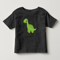 Dinosaure vert mignon personnalisé