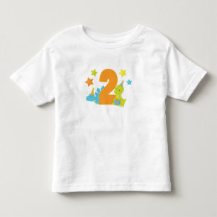 T-shirt Pour Les Tous Petits Dinosaures de bébé chemise d'anniversaire de deu