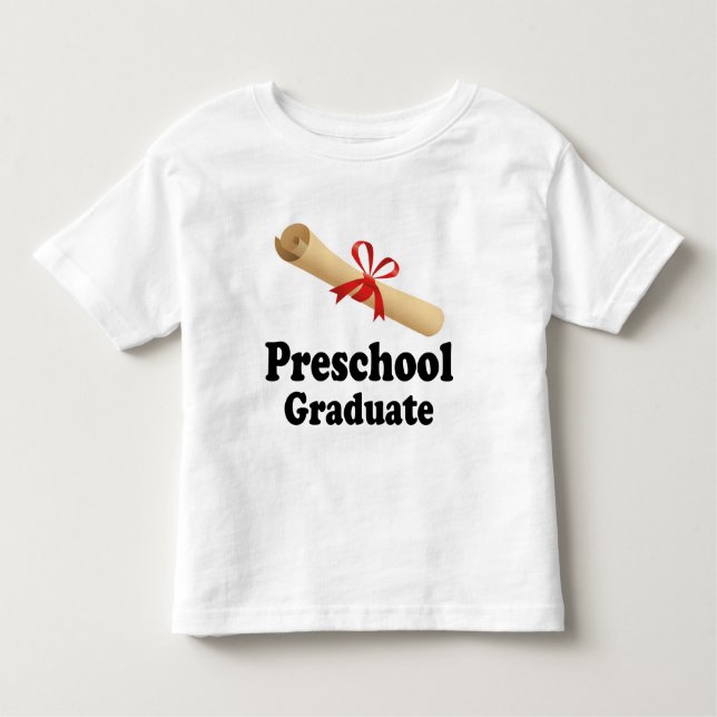 T-shirt Pour Les Tous Petits Diplômé d'école maternelle (Devant)