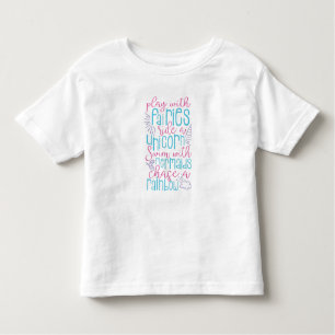 T-shirt Pour Les Tous Petits Dire doux de fille