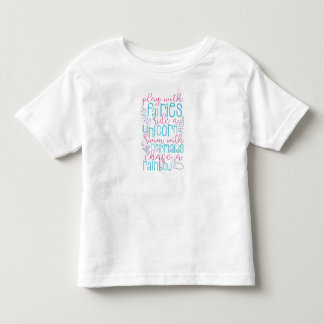 T-shirt Pour Les Tous Petits Dire doux de fille