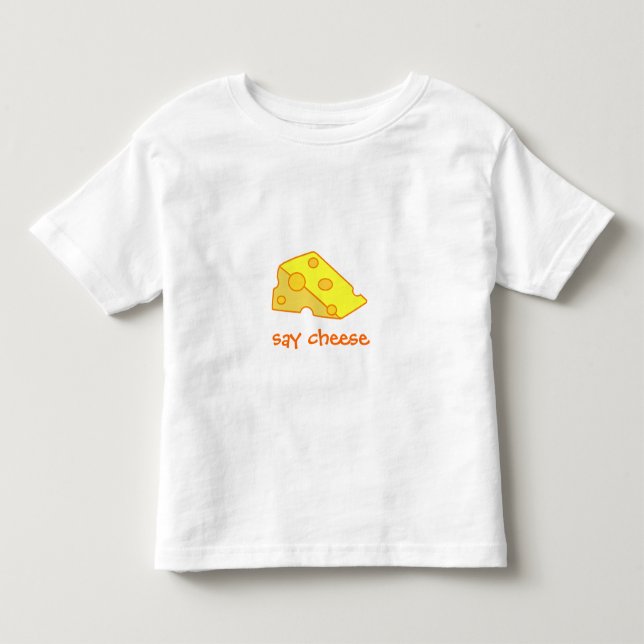 T-shirt Pour Les Tous Petits Dites le fromage ! (Devant)
