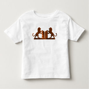 T-shirt Pour Les Tous Petits Dix commandements et lions