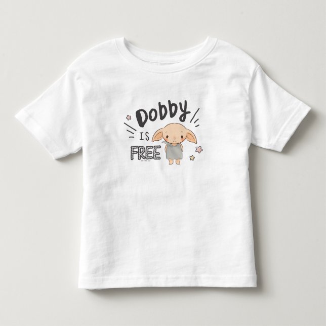 T-shirt Pour Les Tous Petits Dobby est libre (Devant)