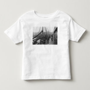 T-shirt Pour Les Tous Petits Docks de poissons, Grimsby, début du 20ème sièc