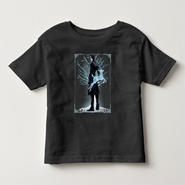 T-shirt Pour Les Tous Petits Doe Patronus d'Anime Severus Snape (Devant)