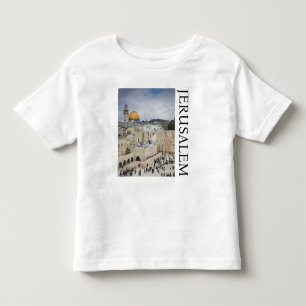 T-shirt Pour Les Tous Petits Dôme du Rocher Place du Mur occidental, Jérusale