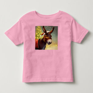 T-shirt Pour Les Tous Petits Donkey de Noël 4