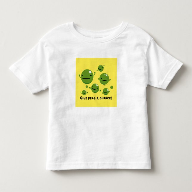 T-shirt Pour Les Tous Petits Donnez une chance aux pois ! ! ! (Devant)