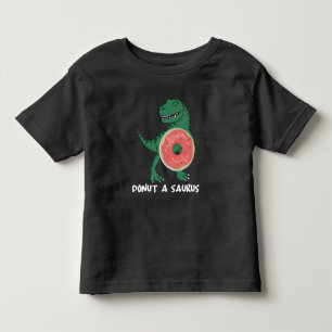 T-shirt Pour Les Tous Petits Donut Dinosaur Foodie Dino Lover