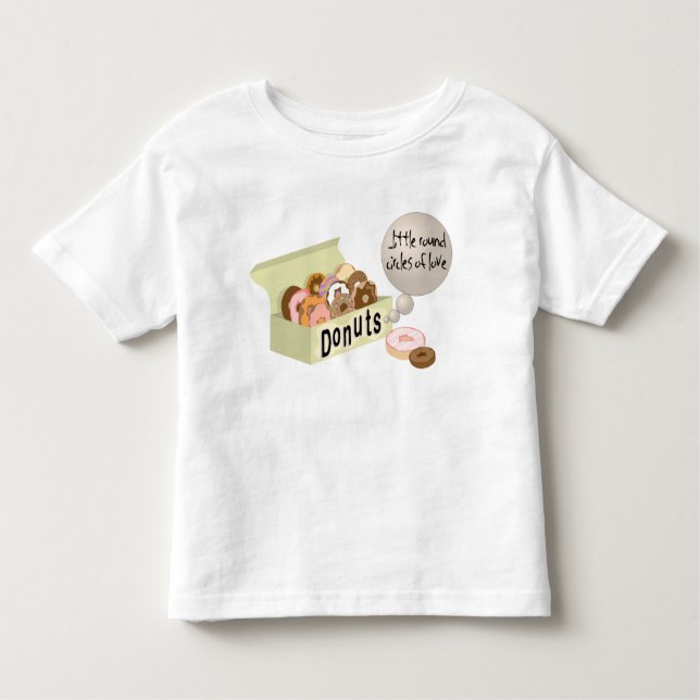 T-shirt Pour Les Tous Petits Donut LOVE (Devant)