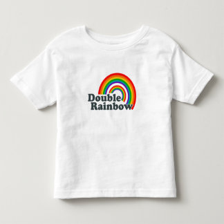 T-shirt Pour Les Tous Petits Double arc-en-ciel