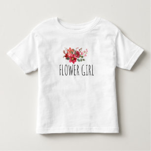 T-shirt Pour Les Tous Petits Douce Fleur Fille Jeune Tee Bridesmaid