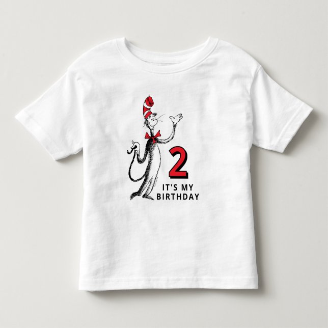 T-shirt Pour Les Tous Petits Dr. Seuss Character Confetti | ANNIVERSAIRE DE ENF (Devant)
