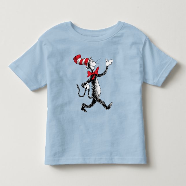 T-shirt Pour Les Tous Petits Dr Seuss | Chat dans la marche des chats Casquette (Devant)