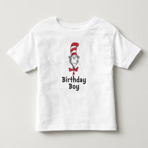 T-shirt Pour Les Tous Petits Dr. Seuss Chat dans le Chapeau Garçon d'anniversai