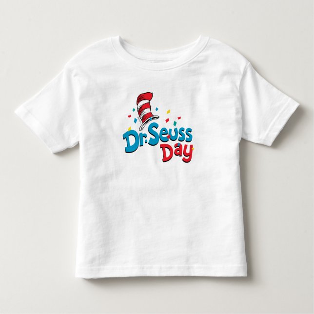 T-shirt Pour Les Tous Petits Dr Seuss Day | Confetti (Devant)