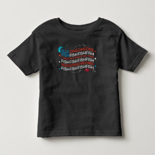 T-shirt Pour Les Tous Petits Dr. Seuss Graphisme Drapeau Américain Poisson Ro
