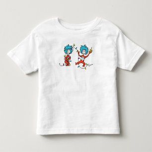 T-shirt Pour Les Tous Petits Dr. Seuss Grinch Chose Une Chose Deux Danse