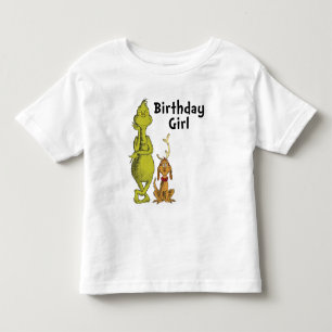 T-shirt Pour Les Tous Petits Dr. Seuss Grinch Fille née en Hiver