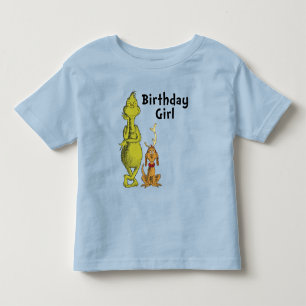 T-shirt Pour Les Tous Petits Dr. Seuss Grinch Hiver Fille Anniversaire