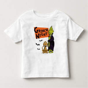 T-shirt Pour Les Tous Petits Dr Seuss   Hallowen Grinch Night Graphic