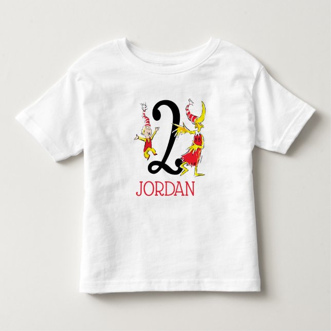 T-shirt Pour Les Tous Petits Dr. Seuss | Joyeux Anniversaire à Toi (Devant)