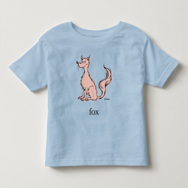 T-shirt Pour Les Tous Petits Dr. Seuss | Renard Rose (Devant)