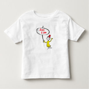 T-shirt Pour Les Tous Petits Dr Seuss Symbole de retenue Sam-I-Am
