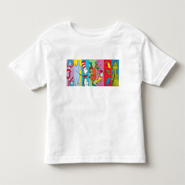 T-shirt Pour Les Tous Petits Dr Seuss | Tranche de caractères (Devant)