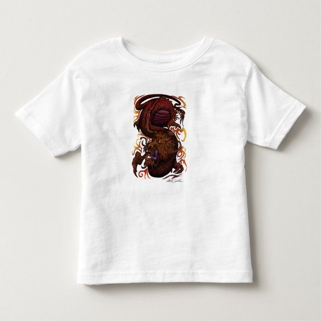 T-shirt Pour Les Tous Petits Dragon (conception de signature) (Devant)