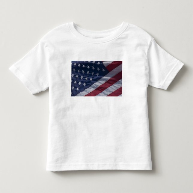 T-shirt Pour Les Tous Petits Drapeau américain. (Devant)