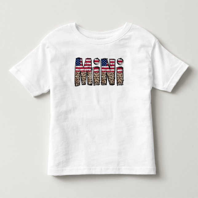 T-shirt Pour Les Tous Petits Drapeau américain MINI (Devant)