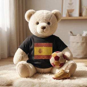 T-shirt Pour Les Tous Petits Drapeau Art Déco du patrimoine Espagne II Classi