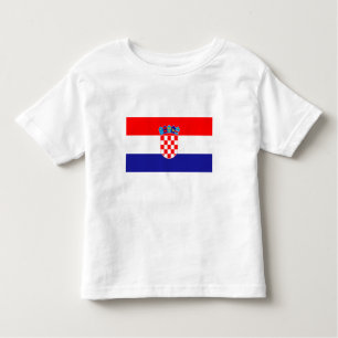 T-shirt Pour Les Tous Petits Drapeau croate