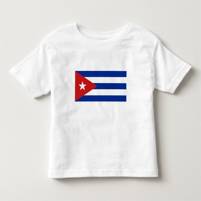 T-shirt Pour Les Tous Petits Drapeau Cuba (Devant)