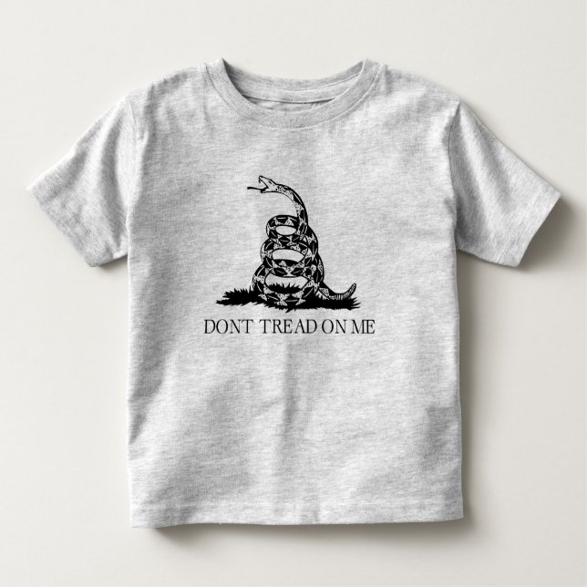 T-shirt Pour Les Tous Petits Drapeau de crotale de Gadsden : Guerre révolutionn (Devant)