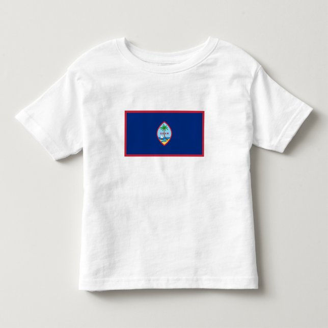 T-shirt Pour Les Tous Petits Drapeau de Guam (Devant)