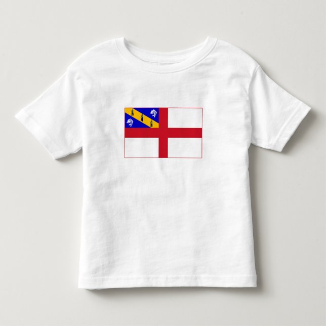 T-shirt Pour Les Tous Petits Drapeau de Herm (Devant)
