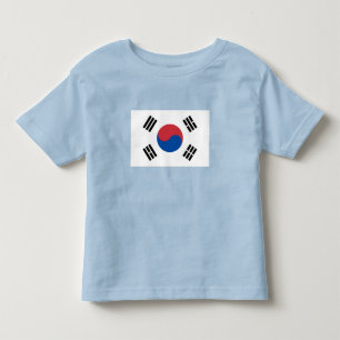T-shirt Pour Les Tous Petits Drapeau de la Corée du Sud