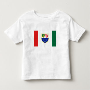 T-shirt Pour Les Tous Petits Drapeau de la Fédération de Bosnie