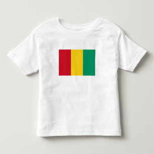 T-shirt Pour Les Tous Petits Drapeau de la Guinée