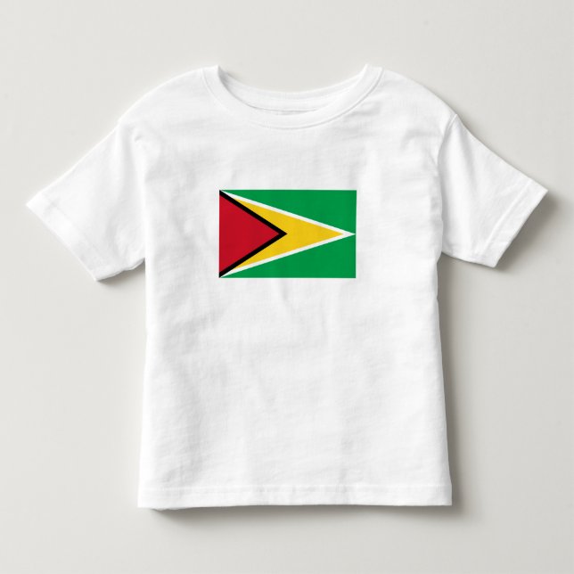 T-shirt Pour Les Tous Petits Drapeau de la Guyane (Devant)