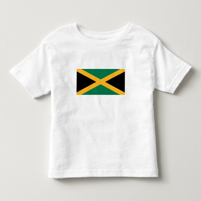 T-shirt Pour Les Tous Petits Drapeau de la Jamaïque (Devant)