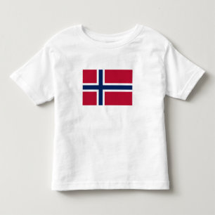 T-shirt Pour Les Tous Petits Drapeau de la Norvège